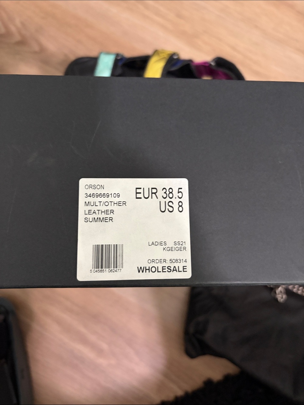Kurt Geiger Rainbow Metallic Strap Sandals - Multicolor - Picture 5 of 5